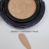 CUSKIN inovatyvus cushion makiažo pagrindas su keičiamu užpildu SPF50+ PA+++, 15g + 15g