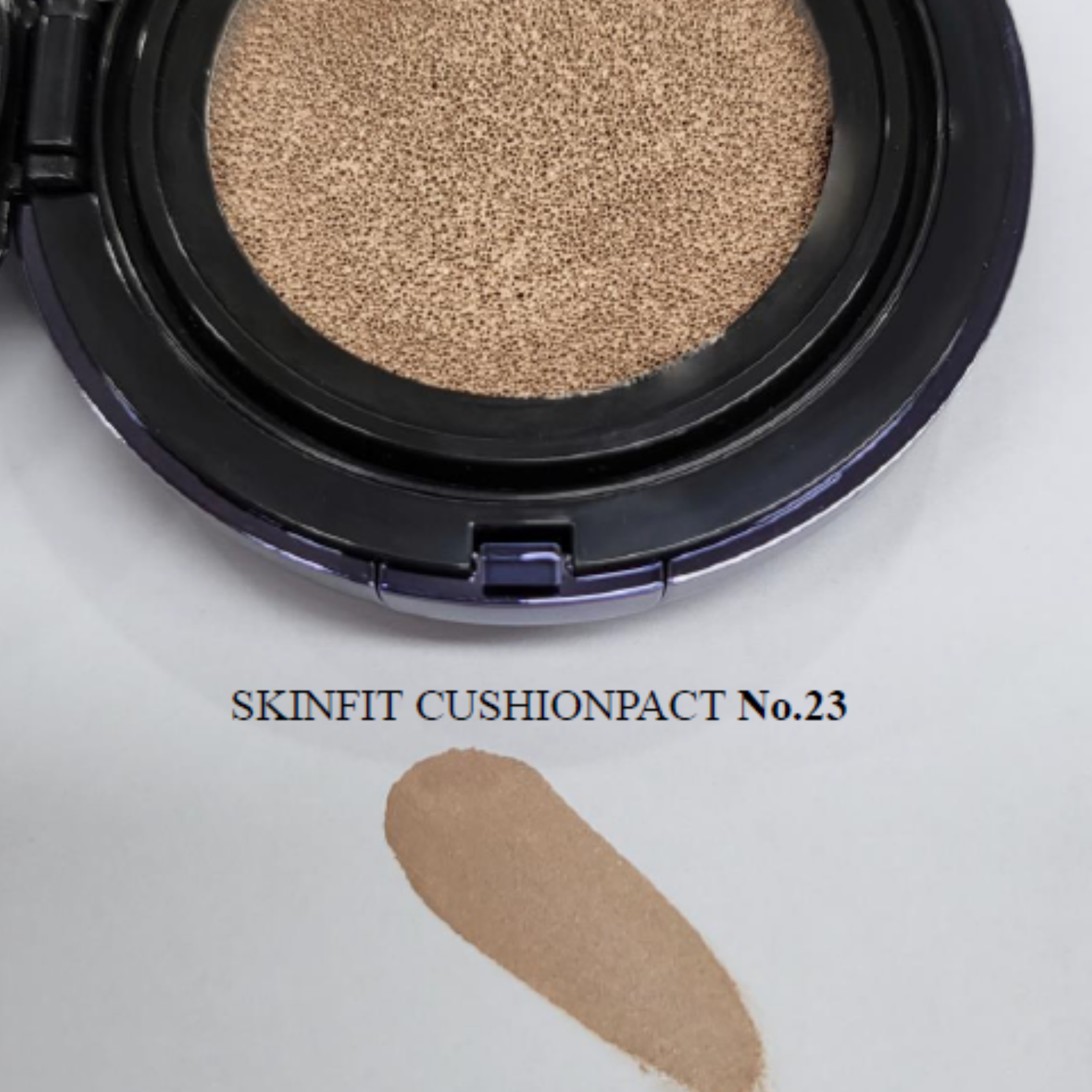 CUSKIN inovatyvus cushion makiažo pagrindas su keičiamu užpildu SPF50+ PA+++, 15g + 15g