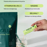 Equa žalios arbatos ir citrinų skonio elektrolitų gėrimas